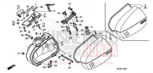 SACOCHE DE SELLE ST1300A8 de 2008